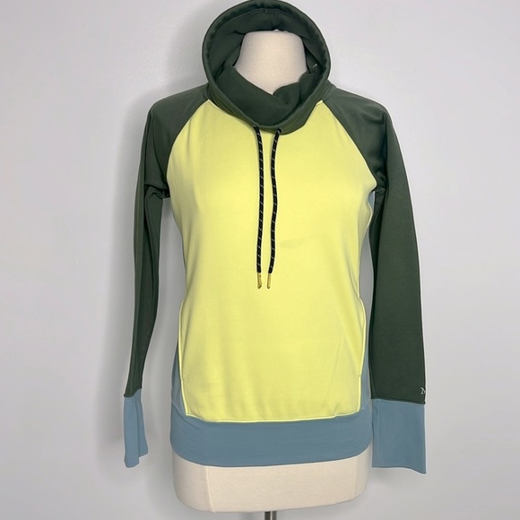 Marmot funnel neck long sleeve color block top, size small - Picture 4 of 13